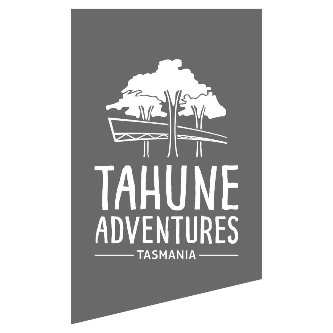 Tahune Adventures logo mono